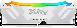 Оперативная память Kingston Fury 16 GB DDR5 6400 MHz Renegade Silver/White RGB (KF564C32RWA-16) - миниатюра 2