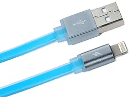 USB Кабель Remax High Speed Sync&Charge Lightning Data Cable Blue (RE-005i) - мініатюра 2