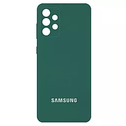 Чехол Epik Silicone Cover Full Camera (AA) для Samsung Galaxy A52 4G, Galaxy A52 5G Зеленый / Pine green