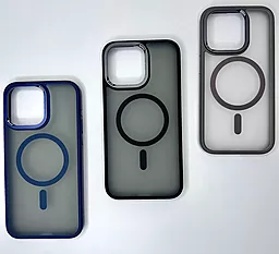 Чехол Rock Metal-Lens Shield with MagSafe для Apple iPhone 15 Pro Max Titanium Blue - миниатюра 4