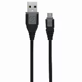 Кабель USB Scosche syncABLE™ micro USB 3 м. Black / Grey (USBM10) - миниатюра 2