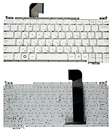 Клавіатура для ноутбуку Samsung N230 N350 NF210 NF310 без рамки біла