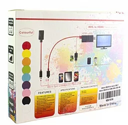 Видео переходник (адаптер) ExtraDigital MHL to HDMI Media adapter kit (KBU1616) White - миниатюра 3