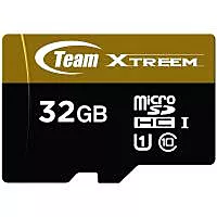 Карта памяти Team microSDHC 32 GB Xtreem Class 10 UHS-I U1 + SD-адаптер (TUSDH32GU9003) - миниатюра 2