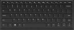 Клавіатура для ноутбуку Lenovo IdeaPad 310-14 series без рамки чорна