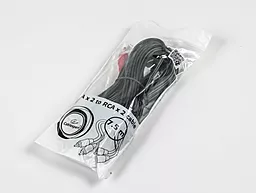Аудио кабель Cablexpert 2xRCA M/M Cable 7.5 м black (CCA-2R2R-7.5M) - миниатюра 3