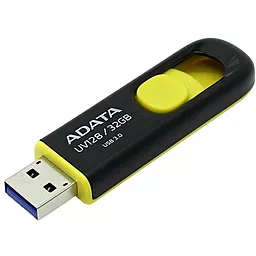 Флешка ADATA 32GB UV128 Black-Yellow USB 3.0 (AUV128-32G-RBY) - миниатюра 4
