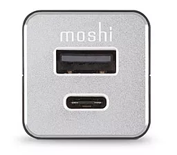 Автомобильное зарядное устройство Moshi USB-C Car Charger Black (99MO022071) - миниатюра 2