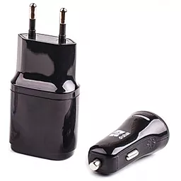 Комплект зарядных устройств Drobak Power 3-in-1 + micro USB Cable Black (905319) - миниатюра 4