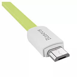 Кабель USB Baseus micro USB Data Cable Green / White - миниатюра 3