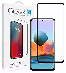 Защитное стекло ACCLAB Full Glue Xiaomi Redmi Note 10 Pro Black (1283126511240)