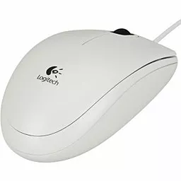 Комп'ютерна мишка Logitech B100 (910-003360) White - мініатюра 2