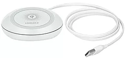 Бездротовий (індукційний) зарядний пристрій Momax Q.Dock 2a wireless charger white (UD2W)