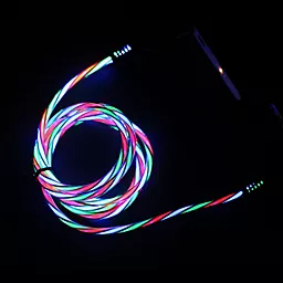 Кабель USB XO NB158 Lightning Cable Multicolor - миниатюра 3