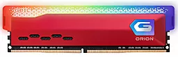 Оперативная память Geil DDR4 8GB 3200MHz Orion RGB Racing (GOSR48GB3200C16BSC) Red