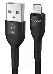Кабель USB Proove  Weft 12w 2.4a Lightning cable  black (CCWF20001101)