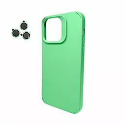 Чехол Cosmic Silky Cam Protect для Apple iPhone 15 Green