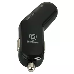 Автомобильное зарядное устройство Baseus 2USB Car charger 2.4A Black (flyest series) - миниатюра 6