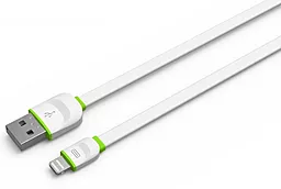 USB Кабель LDNio Lightning flat 2.1A White (LS13)