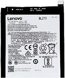 Акумулятор Lenovo K6 Note / BL273 (4000 mAh) 12 міс. гарантії