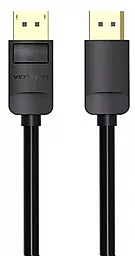 Видеокабель Vention DisplayPort - DisplayPort v1.2 2м Black (HACBH)