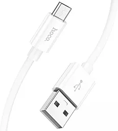 Кабель USB Hoco X87 Magic Silicone 2.4A micro USB Cable White - миниатюра 2