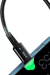 Кабель USB PD Essager 100w 5a 0.5m USB Type-C - Type-C cable black (EXCTT1-CGC01) - миниатюра 5