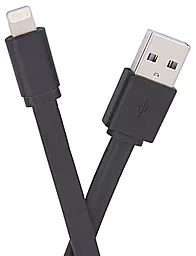 USB Кабель Siyoteam Lightning Flat Cable 20cm Black