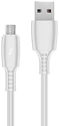 USB Кабель Walker C308 micro USB Cable White
