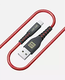 Кабель USB Luxe Cube Kevlar USB to USB Type-C Red (8886668686273)
