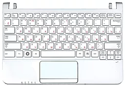 Клавиатура для ноутбука Samsung NC110 NC110-A01 с топ панелью белая