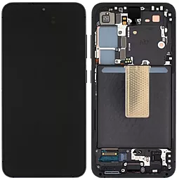 Дисплей Samsung Galaxy S23  S911 5G с тачскрином и рамкой, сервисный оригинал, Black