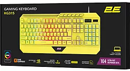 Клавиатура 2E GAMING KG315 RGB Yellow (2E-KG315UYW) - миниатюра 8