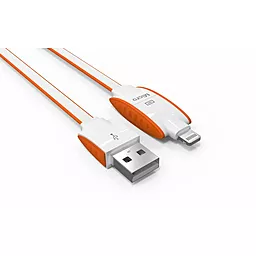 Кабель USB LDNio 2-in-1 USB Lightning/micro USB Cable Orange (LC83) - миниатюра 4