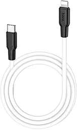 Кабель USB PD Hoco X21 Plus Silicone USB Type-C - Lightning Cable White - миниатюра 3