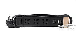 Мережевий фільтр (подовжувач) Remax RU-S2 Charger 4 USB Black
