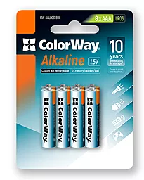 Батарейки ColorWay Alkaline Power AAA/LR03 8шт 1.5 V