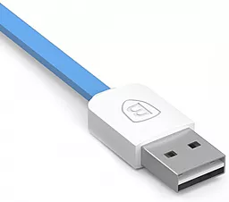 Кабель USB Baseus String flat Lightning Cable Blue / White - миниатюра 3