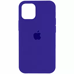 Чехол Silicone Case Full для Apple iPhone 14 Dark Purple