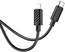 Кабель USB PD Hoco X88 Gratified 20W USB Type-C - Lightning Cable Black - миниатюра 2