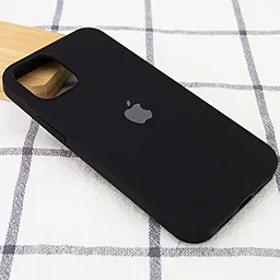 Чехол Silicone Case Full для Apple iPhone 14  Black - миниатюра 2