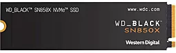 Накопичувач SSD Western Digital Black SN850X 1 TB (WDS100T2X0E)