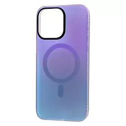 Чехол Wave Matte Gradient Colors with MagSafe для Apple iPhone 15 Pro Max Light Purple/Blue