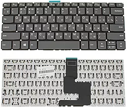 Клавіатура для ноутбуку Lenovo IdeaPad 320-14 series без рамки Original Black