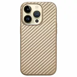 Чехол K-DOO Mag Noble Collection для iPhone 14 Pro Carbon Gold (00-00024299)