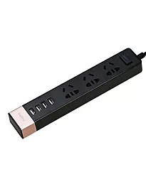 Сетевой фильтр (удлинитель) Remax RU-S2 Charger 4 USB Black - миниатюра 2