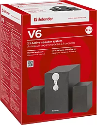 Колонки акустические Defender V6 Black - миниатюра 3