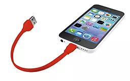 Кабель USB Trust Urban Flat Lightning Cable Red - миниатюра 4