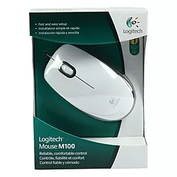Компьютерная мышка Logitech M100 (910-005004, 910-001605, 910-006764) White - миниатюра 5