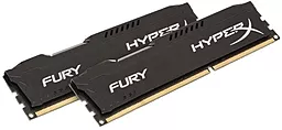 Оперативная память HyperX DDR3 8Gb (2x4GB) 1600MHz Fury Black (HX316C10FBK2/8)
